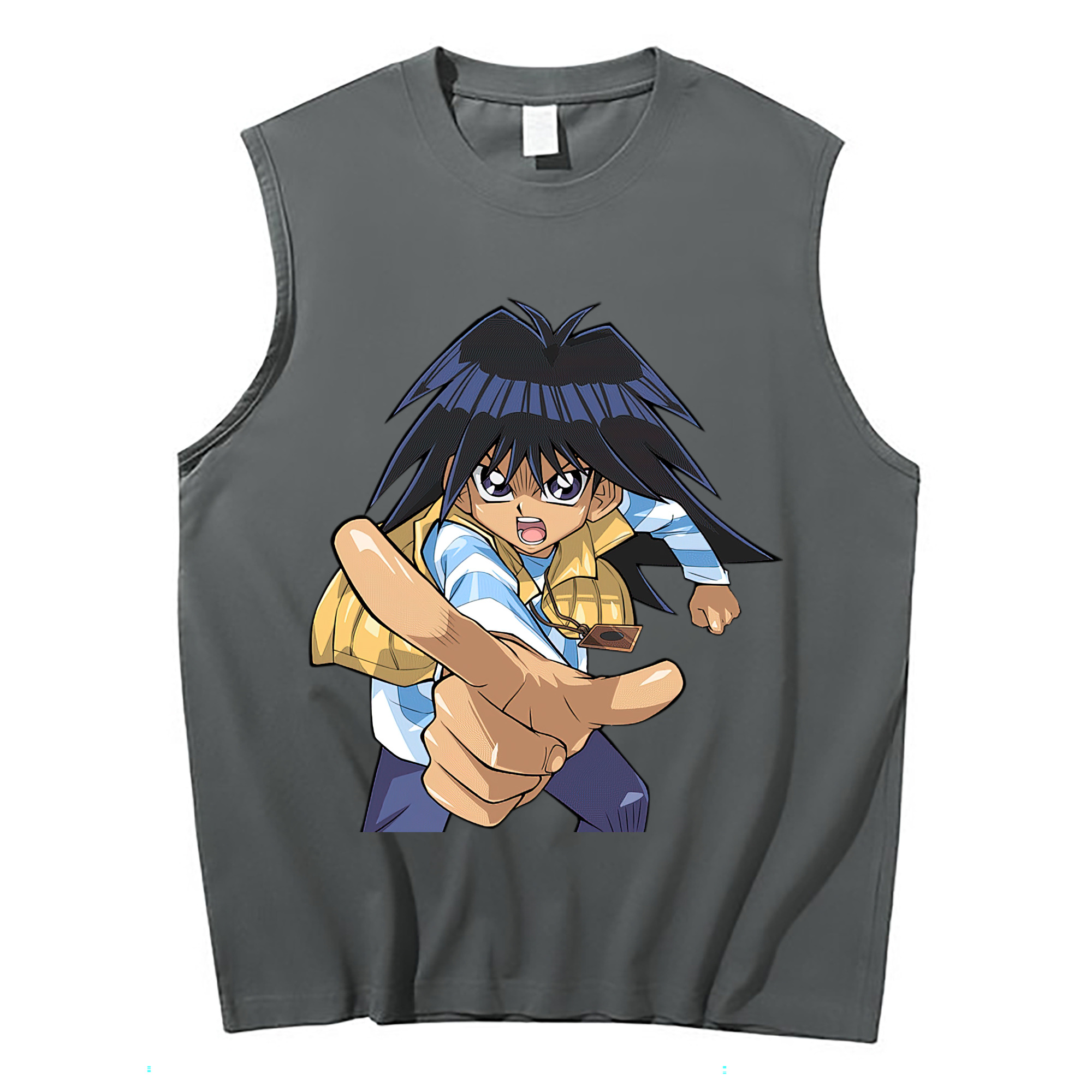 （画像用） 遊☆戯☆王 Yu-Gi-Oh! コットン100％タンクトップ（フロントプリント）